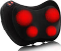 Mothers Day Gifts for Mom,Back Massager with Heat,Shiatsu Neck Massager Pillow for Back,Neck,Shoulder,Foot&Lower Back Pain Relief,Relaxation Gifts for Women/Mom/Fathers Day (Black)